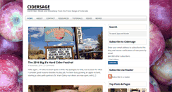 Desktop Screenshot of cidersage.com