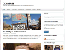Tablet Screenshot of cidersage.com